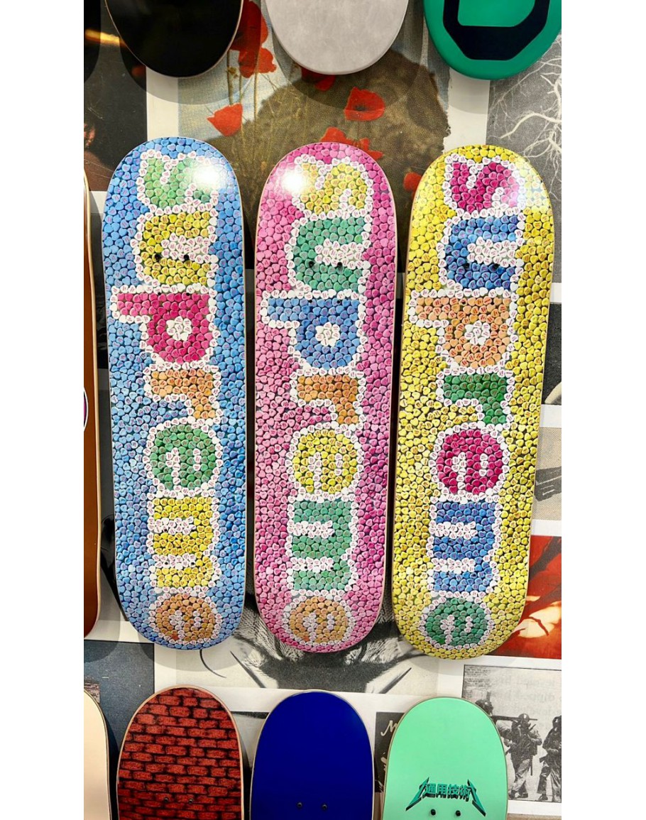 新品　Supreme Candy Hearts　デッキ Candy Hearts Skateboard Blue 8.125